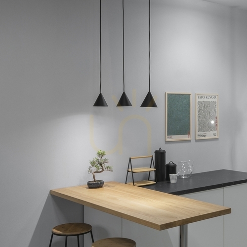 Check Pendant Light Ideallux A-LINE SP1 White Metal 13 cm GU10 232690