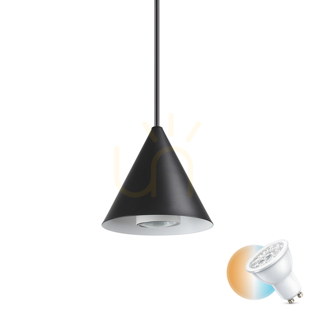 Pendelleuchte Ideallux A-LINE SP1 D13 Schwarz Metall GU10 232713