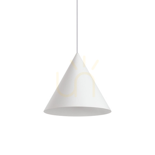 Check Pendant Light Ideallux A-Line SP1 White Metal 30 cm 232720