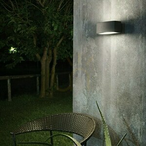 Outdoor Wall Lamp Ideal Lux Andromeda AP1 Anthracite E27 061580 small 2