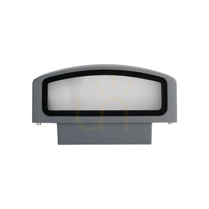 Outdoor Wall Lamp Ideallux Andromeda AP1 Grigio Grey Aluminum E27 158822 small 6