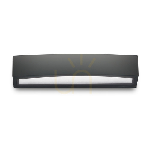 Check Outdoor Wall Lamp Ideallux Andromeda AP2 Black Aluminum 100371