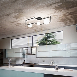 Ceiling Light Ideallux Angolo PL3 Brass 3-Light 68.6 cm 284330 small 1