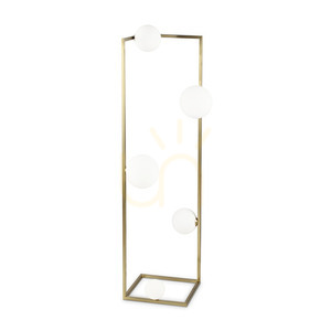 Standing Lamp Ideallux Angolo PT5 Brass 118 cm 284354 small 0