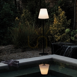 Outdoor Standing Lamp Ideallux Arcadia PT1 Anthracite 153.6 cm E27 298610 small 1