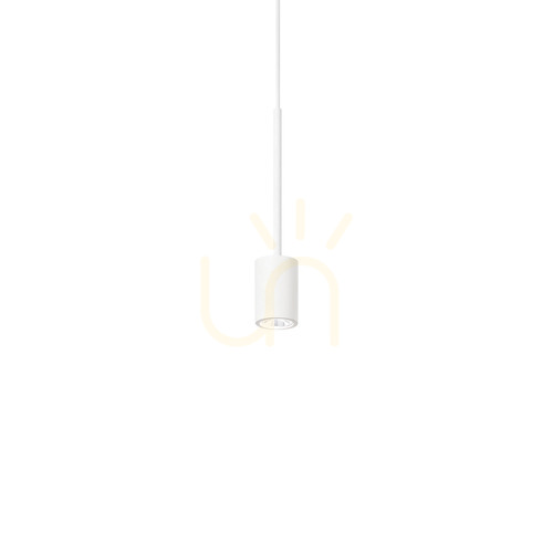 Check Pendant Light Ideallux Archimede Cilindro Bianco White LED 4W 9cm 310589
