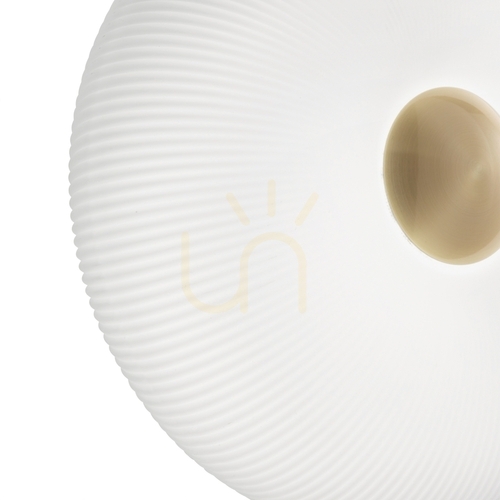 Check Plafon sufitowy Ideal Lux Arizona PL3 biały szklany 40 cm 214504