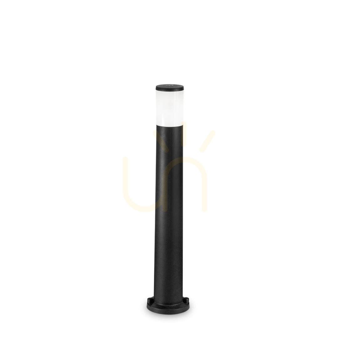 Outdoor Standing Light Ideal Lux Atena 198620 Black 80 cm E27 IP44