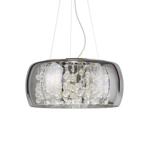 Pendant Light Ideallux AUDI-80 SP8 Fume 50 cm 8xG9 Chrome 197654 small 0