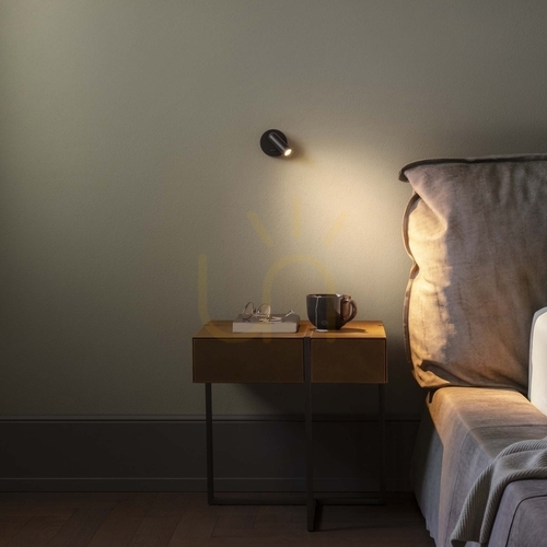 Check Wall Light Ideallux BEAN AP ROUND Ottone Brass 260624