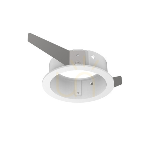 Check Round Frame Ideallux BENTO White Metal 10.7 cm 287898