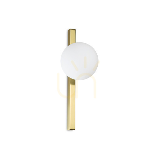 Check Ideallux Binomio Ceiling Light / Wall Sconce, Brass and Glass, G9, 1x4W, 33.3 cm, 311319