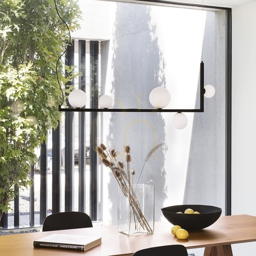 Check Pendant Light Ideallux Birds SP5 Black 5-Light G9 273648