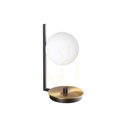 Check Table Lamp Ideallux Birds TL1 Black Metal Glass G9 273679