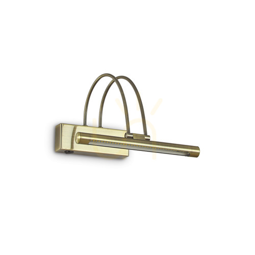 Check Wall Light Ideallux BOW AP D26 Brunito Champagne LED 121338