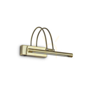 Wall Light Ideallux BOW AP D26 Brunito Champagne LED 121338 small 0