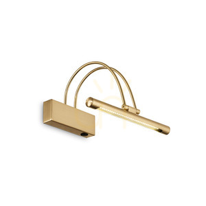 Wall Light Ideallux BOW AP D26 Brass LED 121154 small 0