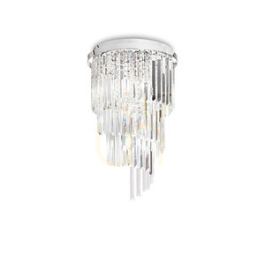 Plafond Ideallux Carlton PL8 Chrome Crystal 8xE14 40cm 168920 small 0
