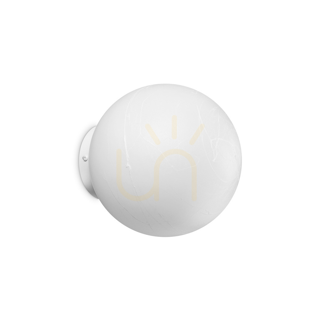 Ceiling Light Ideallux Carta AP1 White 20 cm 317106