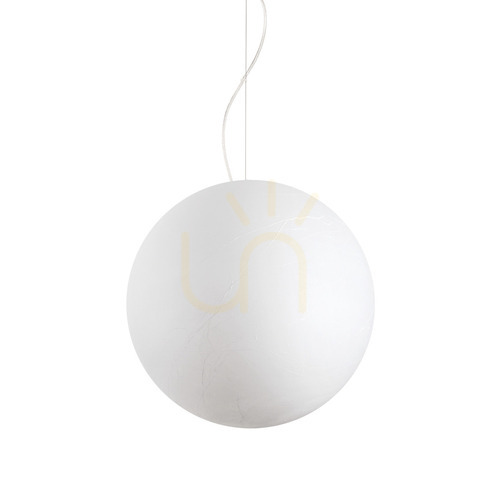 Check Pendant Light Ideallux Carta SP1 D50 White 226040