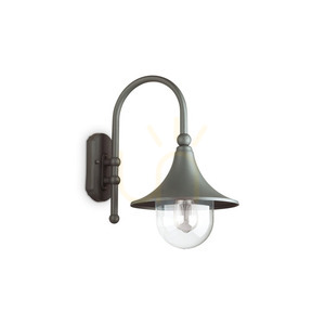 Outdoor Wall Lamp Ideallux CIMA AP1 Anthracite 246819 small 0