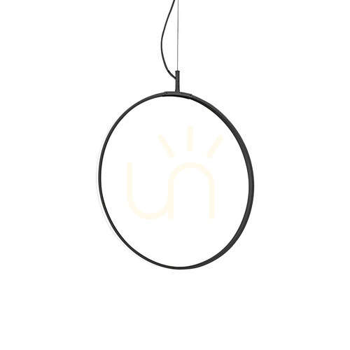 Check Pendant Light Ideallux Circus D44 Black LED 29W 291345