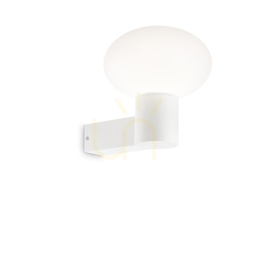 Check Outdoor Wall Lamp Ideallux CLIO MAP1 White Aluminum E27 146775