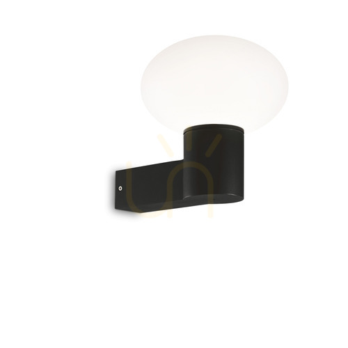 Check Ideal Lux Clio MAP1 Nero black outdoor wall light E27 IP44 21.5 cm