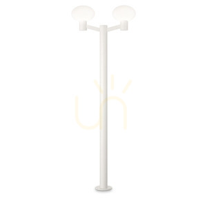 Outdoor Standing Lamp Ideallux Clio MPT2 White 197 cm 249506 small 0