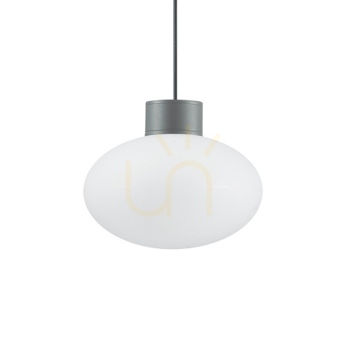 Check Pendant Light Ideallux Clio 136073 Anthracite Outdoor E27 9 cm