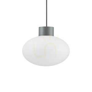 Pendant Light Ideallux Clio 136073 Anthracite Outdoor E27 9 cm small 0