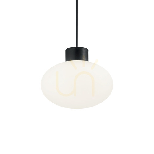 Check Pendant Light Ideallux Clio 144245 Black Outdoor E27 Aluminum