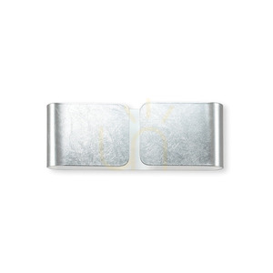 Wall Light Ideallux Clip AP2 Mini Silver Metal G9 2-Light 091136 small 0