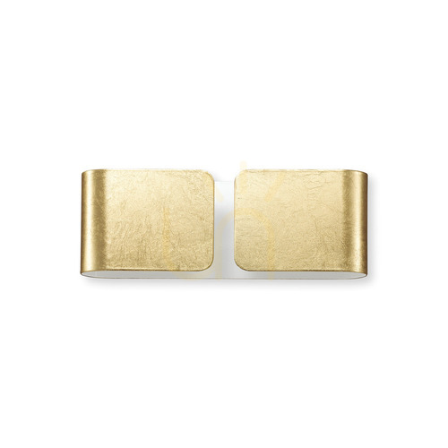 Check Wall Light Ideallux CLIP AP2 MINI ORO Gold Metal 091129