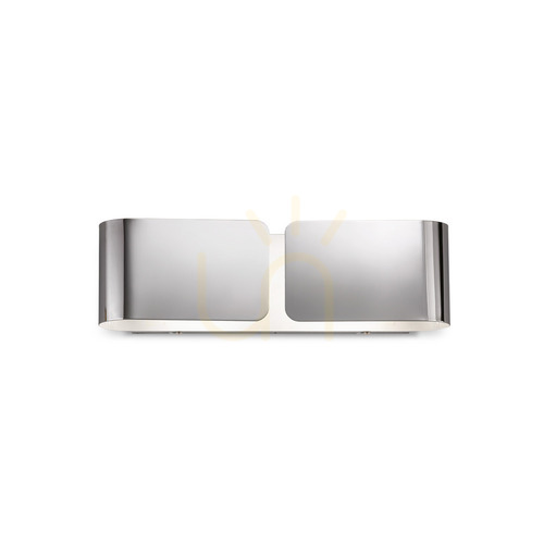 Check Wall Light Ideallux Clip AP2 Small Chrome 031361