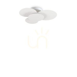 Plafon Ideallux Cloud PL D52 biały LED 33W 263519 small 0