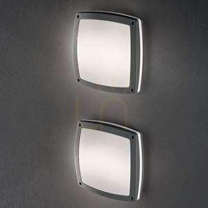 Outdoor Wall Lamp Ideallux Cometa AP3 Anthracite 30 cm 082240 small 1
