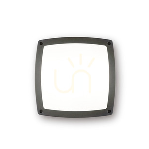 Outdoor Wall Lamp Ideallux Cometa AP3 Anthracite 30 cm 082240 small 0