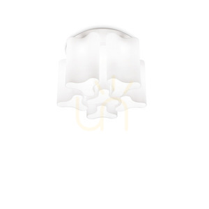 Plafon Ideallux COMPO PL6 Bianco biały 56 cm 125503 small 0