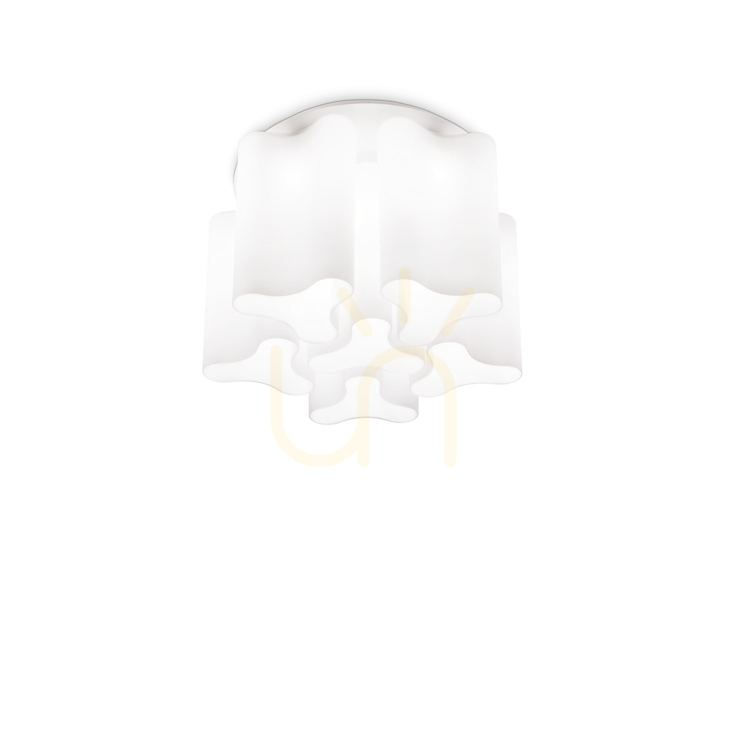 Plafon Ideallux COMPO PL6 Bianco biały 56 cm 125503