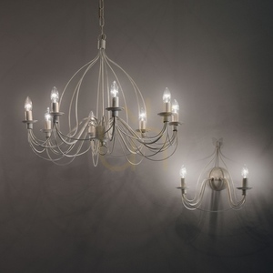 Wall Light Ideallux Corte AP2 Bianco White Metal 2xE14 028460 small 3