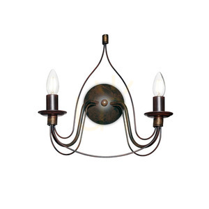 Wall Light Ideallux CORTE AP2 Ruggine Rust Metal 2xE14 057200 small 0