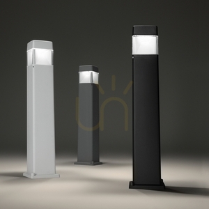 Outdoor Standing Light Ideal Lux Cosmo 187884 Grey 80 cm GX53 IP66 small 2