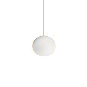Pendant Light Ideallux Cotton SP1 White 13 cm 297781 small 0
