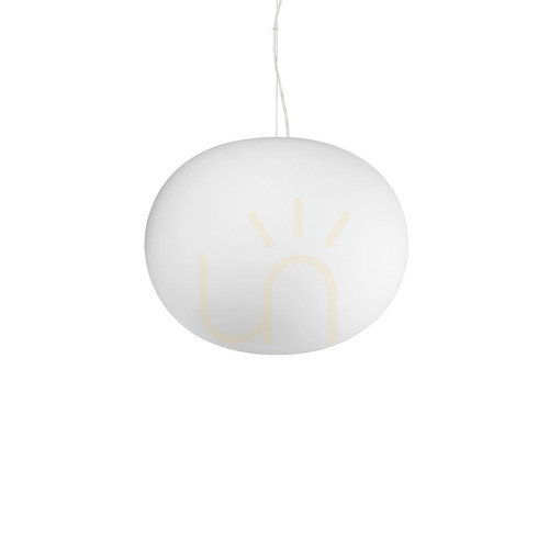 Check Pendant Light Ideallux COTTON SP1 D40 White 40 cm 327884