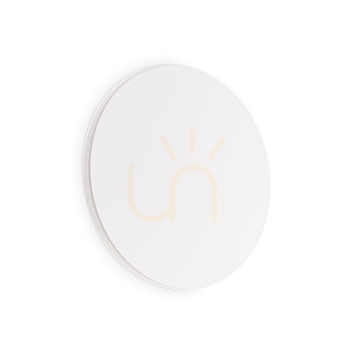 Check Wall Light Ideallux COVER Round White 20 cm LED 11W 195711