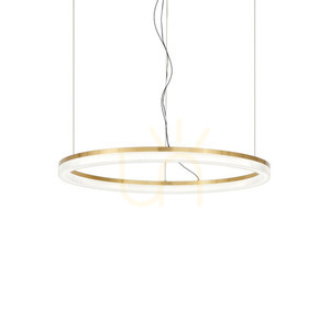 Pendant Light Ideal Lux Crown D60 Brass LED 31W 314938 small 0