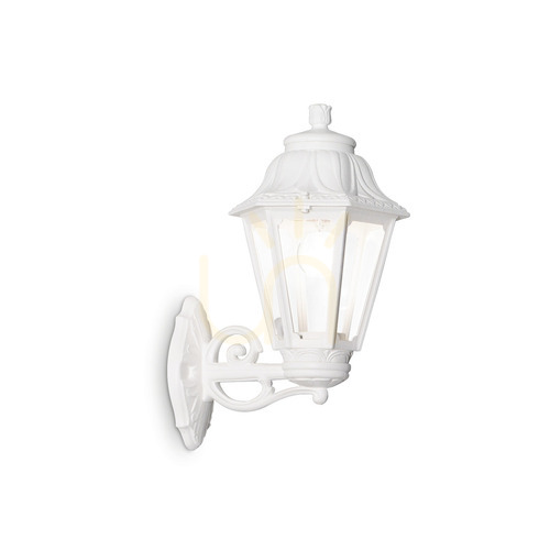 Check Outdoor Wall Lamp Ideal Lux Dafne AP1 Big White Resin E27 120423