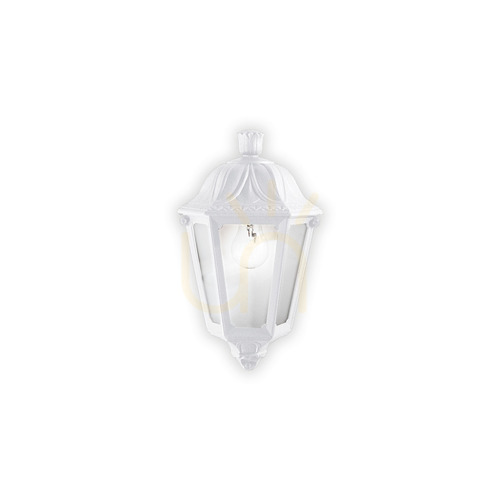 Check Outdoor Wall Lamp Ideal Lux DAFNE AP1 Small White Resin E27 120430