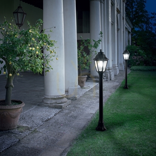 Check Outdoor Standing Light Ideallux DAFNE PT1 White 110 cm 120454